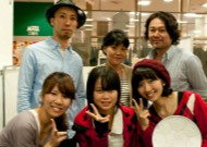 Panバンドのメンバーと撮影